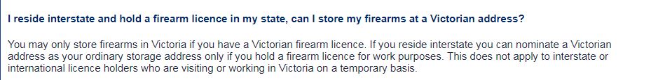 Victoria interstate firearm storage.JPG