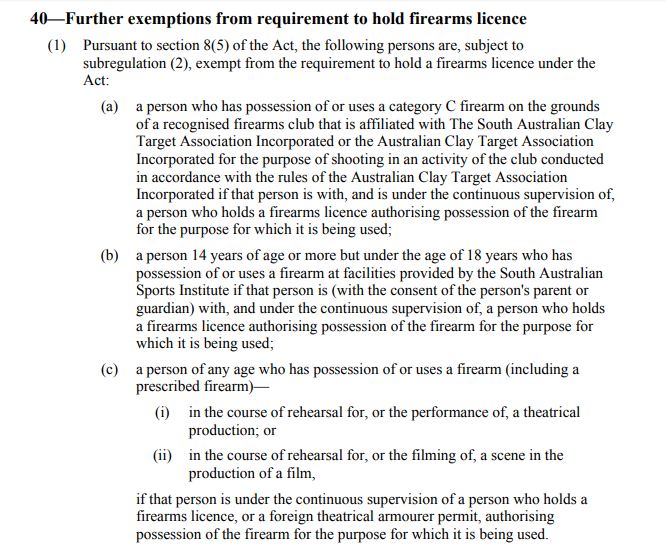 SA Firearm Licence Exemptions.JPG
