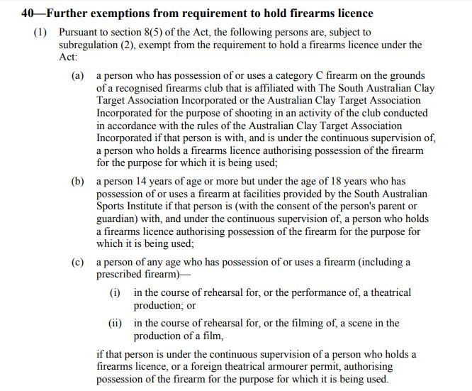 SA Firearm Licence Exemptions.JPG